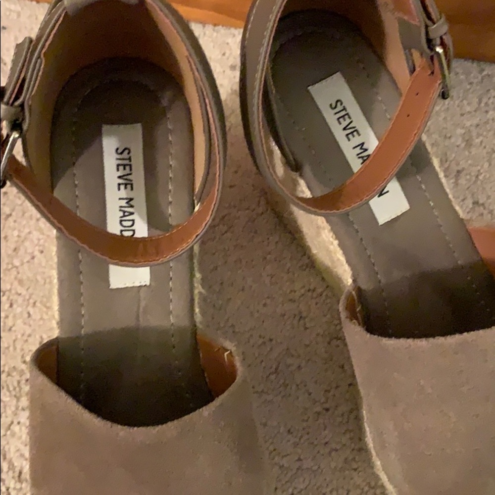 Steve Madden espadrille wedge 9.5 - Picture 7 of 7